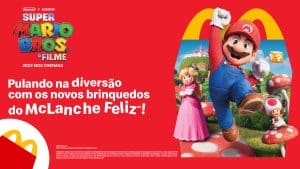 O McLanche Feliz está com gostinho de nostalgia! Em antecipação ao lançamento de Super Mario Bros.: O Filme.