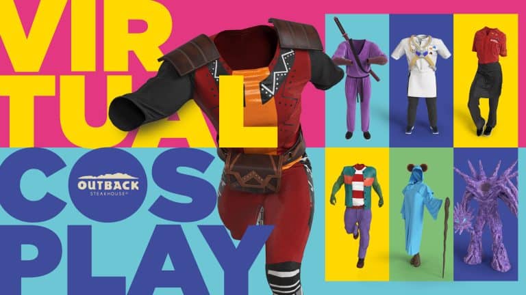 A Ampfy trouxe a tendência do Virtual Clothing para uma ação inédita no metaverso de Outback Steakhouse durante a Comic Con Experience 2022.