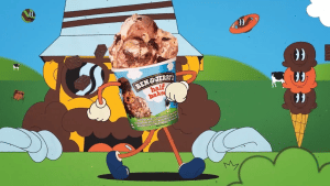 Campanha da Ben & Jerry 's tem o propósito de comunicar a importância dos valores da empresa em cada pedaço de como seus sorvetes são feitos.