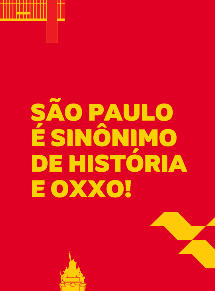 São Paulo é a região que concentra mais mercados OXXO na capital, o que faz com que a rede tenha uma conexão muito forte com São Paulo.