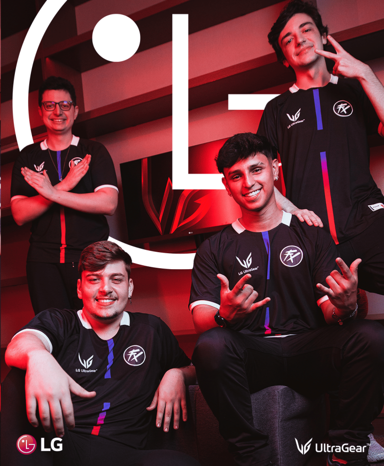 A LG Electronics, anuncia o patrocínio com o time Fluxo, equipe de esports fundada por Nobru e Cerol em 2021.