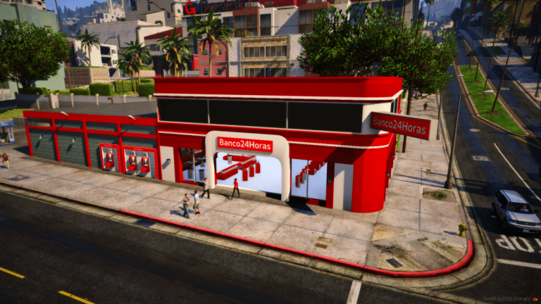 O Banco24Horas, que está presente na vida de 152 milhões de brasileiros, chega ao metaverso no GTA Roleplay por meio do servidor MetaSoul.