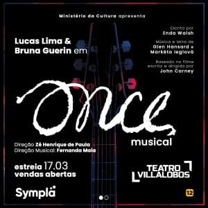 O espetáculo “Once – o Musical” chega pela primeira vez ao Brasil, com patrocínio da Lorenzetti. O musical fica em cartaz partir de março.