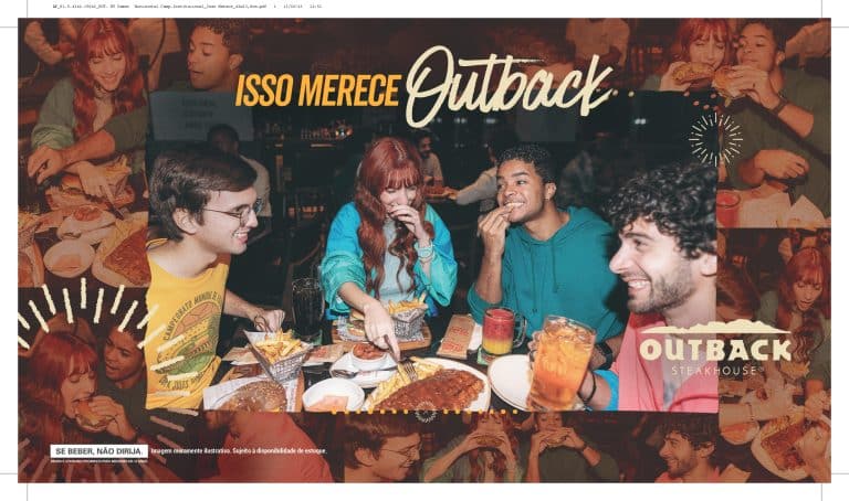 A vida é agora. Com essa filosofia e o mote "Isso Merece Outback", o Outback Steakhouse apresenta a sua nova campanha institucional.