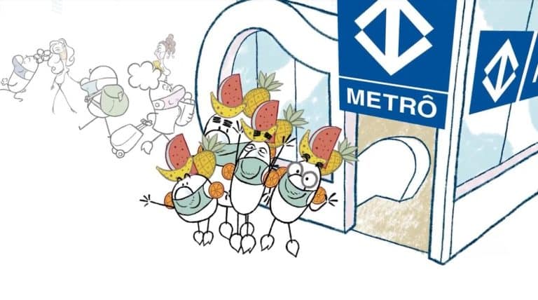 Metrô de São Paulo lança campanha que sugere mais gentileza às pessoas que forem curtir as festas de Carnaval pela capital paulista.