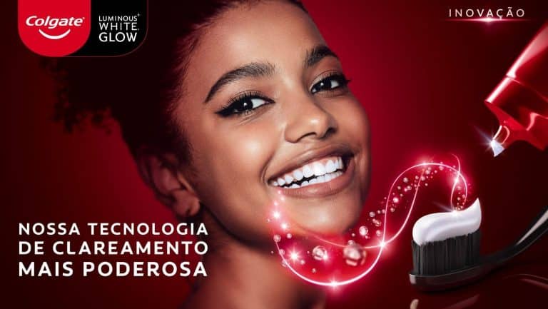 Colgate promove grande lançamento na categoria de Clareamento com a Luminous White GLOW, potente linha de produto para clareamento dental. 
