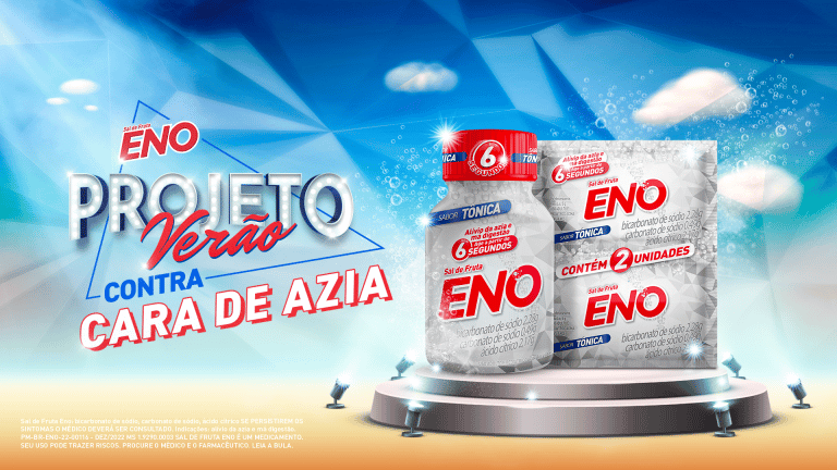 A Eno, para entrar com os consumidores no assunto do Projeto Verão, chamou o humorista conhecido como Esse Menino como Personal Trainer.