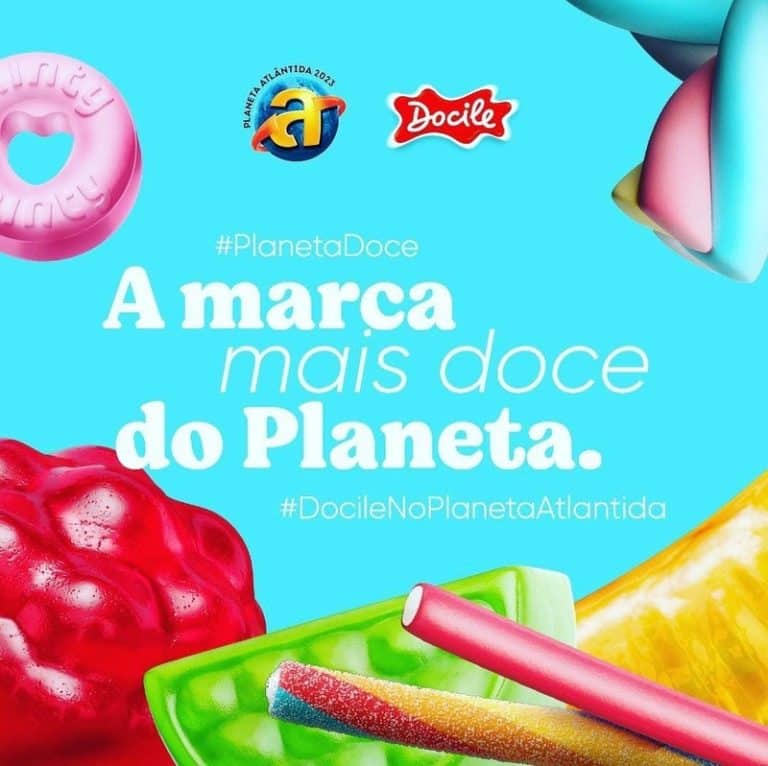 O Planeta Atlântida promete ser a edição mais doce já vista. Isso porque, a Docile estará presente no evento.