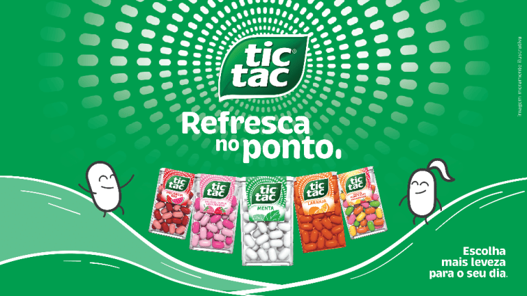 Tic Tac começa o ano de 2023 com uma super novidade: a marca está de cara nova, ganhando novo logotipo e nova embalagem.
