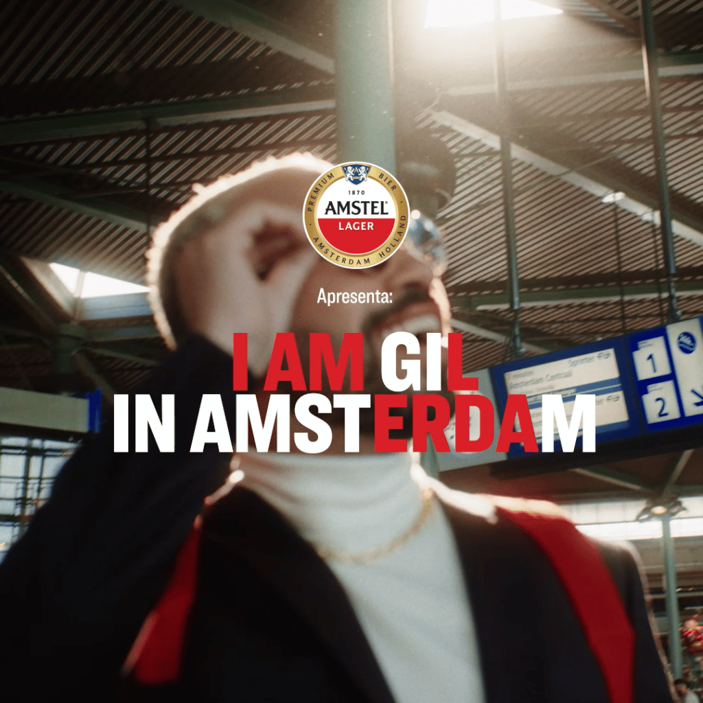 Amstel produz websérie nomeada "I AM GIL IN AMSTERDAM", protagonizada pelo ex-BBB e estrela da internet Gil do Vigor.