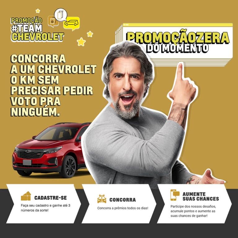 A Chevrolet acaba de lançar sua nova promoção, #TEAMCHEVROLET, que tem a coordenação da Commonwealth//WMcCann.