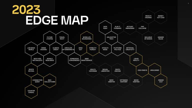 A Backslash, da TBWA\Worldwide, apresentou seu glossário anual de Edges para ajudar as marcas a capturar uma parcela maior do futuro.