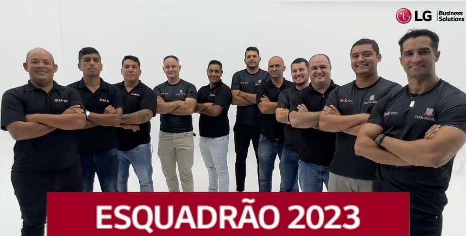 A LG Business Solutions reuniu um time de 11 micro influenciadores digitais para dar o pontapé inicial no projeto "Esquadrão 2023".