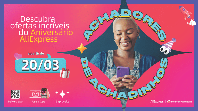 O site internacional de varejo AliExpress completa em março 13 anos de operação, período em que começou a alcançar mais de 200 países.