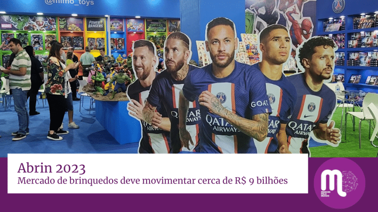 Abrin 2023 - Indústria de brinquedos deve faturar cerca de R$9 bilhões em 2023