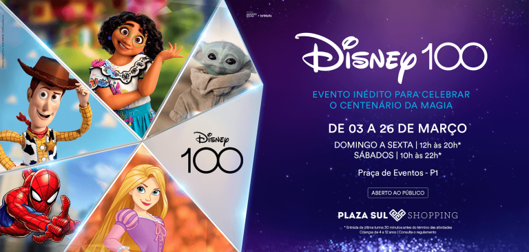 Neste ano de 2023, a Disney completa 100 anos. E a comemoração desta data tão especial não poderia não ser incrível, assim como esse universo.