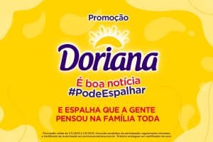 A Doriana, presente há mais de 50 anos no Brasil, está lançando a promoção mais saborosa do ano: "Doriana, é boa notícia #podeespalhar".
