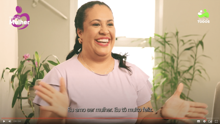 Incentivar o empoderamento das mulheres é uma essência do Cartão de TODOS, que defende que todas as pessoa merecem oportunidades iguais.