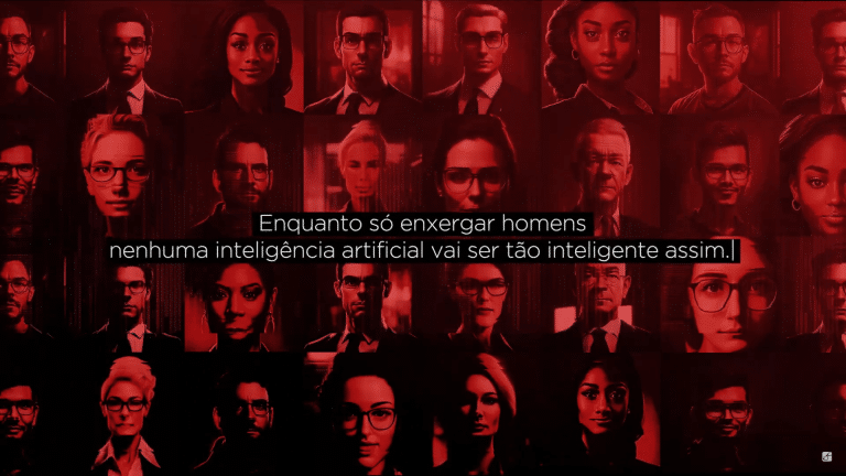 Óticas Diniz criam filme que reflete sobre a sociedade não ver as mulheres ocupando cargos de liderança na mesma proporção que os homens.