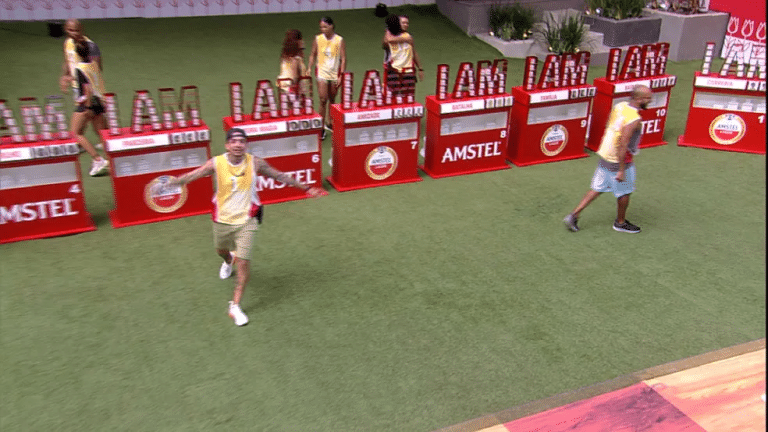 A Amstel promoveu, neste sábado do dia 4, sua segunda prova dentro do "Big Brother Brasil 23", desta vez na Prova do Anjo.