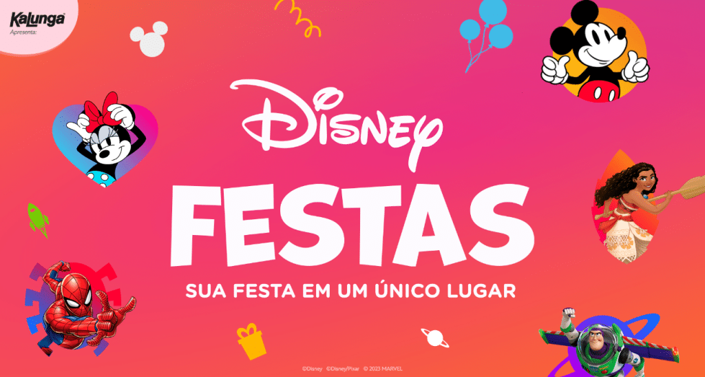 A Disney anuncia o seu primeiro e-commerce de produtos para comemorações: Disney Festas - Sua festa em um único lugar!