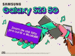 A Samsung irá marcar presença, pelo 4º ano seguido, como patrocinadora do Lollapalooza Brasil, um dos maiores festivais de música do mundo.