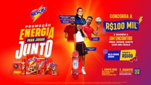 NESCAU oferece aos consumidores uma oportunidade de ganhar prêmios em dinheiro e experiências exclusivas com ídolos do esporte brasileiro.