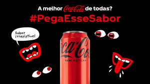 Coca-Cola anuncia lançamento de sua nova campanha global, que visa estimular a experimentação da Coca-Cola Sem Açúcar.