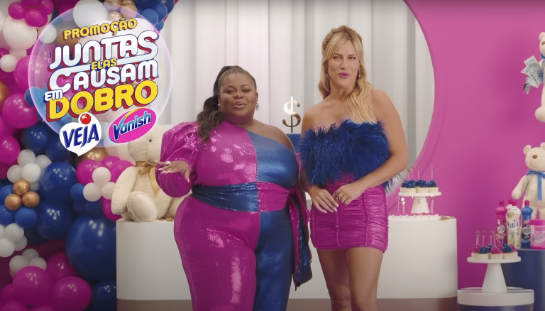 A Reckitt Hygiene Comercial acaba de fechar uma parceria com a Globo para divulgar a promoção "Juntas Elas Causam em Dobro".