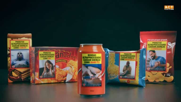 ACT Promoção da Saúde estrea filme parte da iniciativa que alerta a população sobre os perigos do consumo de alimentos ultraprocessados.