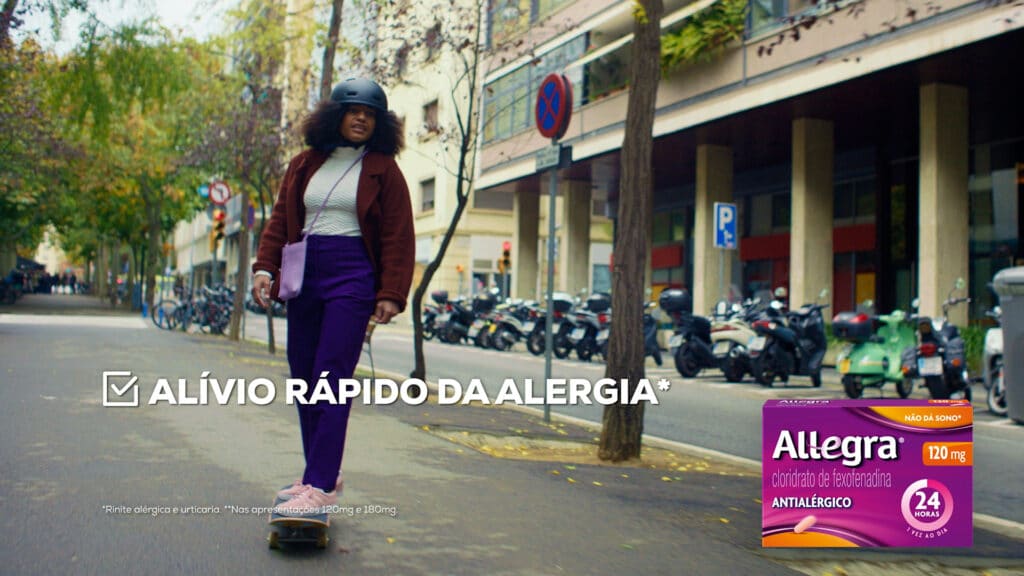 A Allegra apresenta sua nova campanha com o mote de "Viva no seu melhor", focada no tratamento dos sintomas da rinite alérgica. 