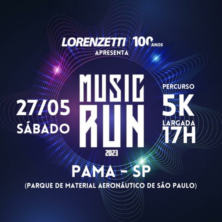 A Music Run chega a sua 10ª edição, reunindo esporte, música e diversão em um só lugar, com patrocínio da Lorenzetti.