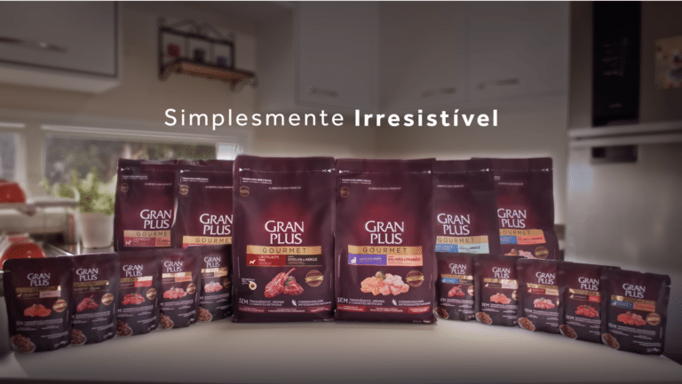GranPlus, da BRF Pet, lança, para mostrar que cães e gatos são apaixonados por sabor, a campanha "GranPlus, Simplesmente Irresistível".