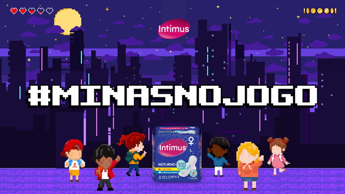 Intimus anuncia ação que reforça os atributos da linha de Absorvente Intimus Noturno com a ação #MinasNoJogo.