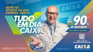 A Calia assinou uma nova campanha pra a Caixa, que conta com uma cara nova e com o conceito "Tudo em Dia CAIXA".