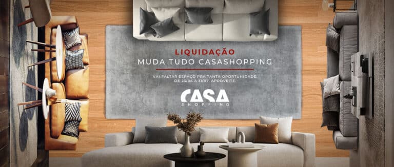 A Brick veicula, visando divulgar a Liquidação Muda Tudo do CasaShopping, sua nova campanha, que conta com filme e mídias impressa e online. 