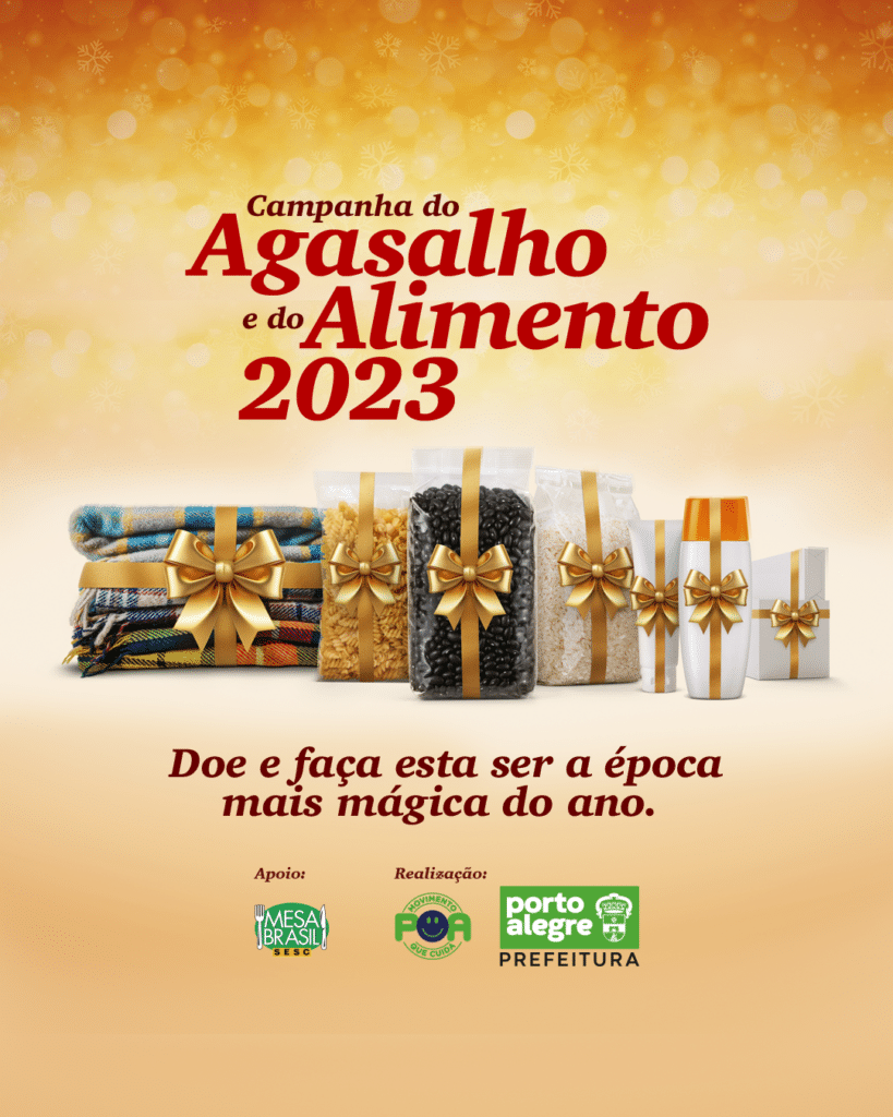 SPR apresenta a edição de 2023 da iniciativa anual de arrecadação de agasalhos e alimentos promovida pela Prefeitura de Porto Alegre.