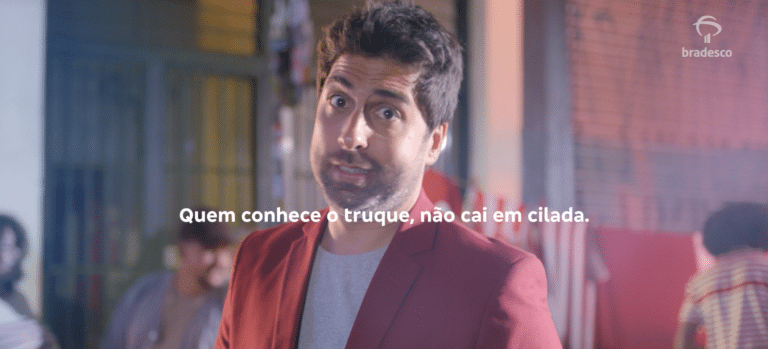 O Bradesco lançou a campanha “Olha A Cilada – Antifraude”, que aborda os principais tipos de golpes e fraudes sofridos pelos clientes.