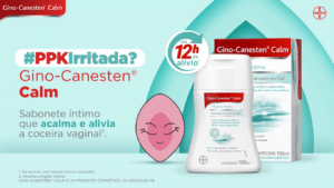 Bayer Consumer Health apresenta, pensando em esclarecer essa questão, uma nova campanha de Gino-Canesten Calm, sabonete íntimo em gel.