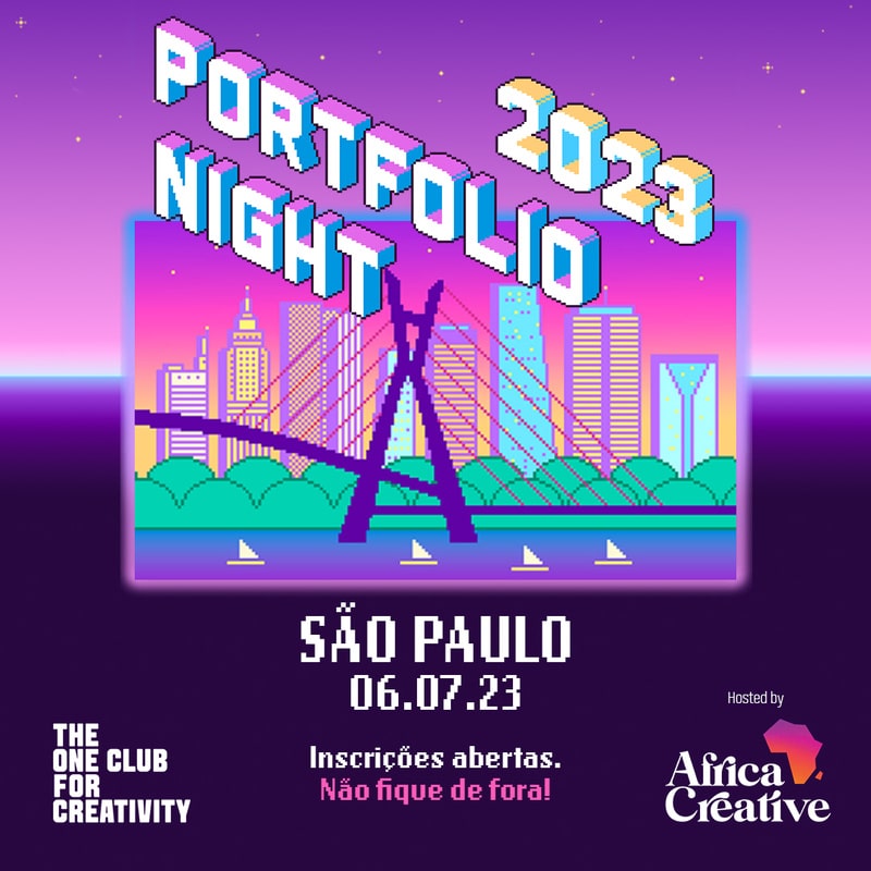Africa sediará o Portfolio Nights, que reunirá as principais agências e mentes criativas do Brasil para uma noite de integração e networking.