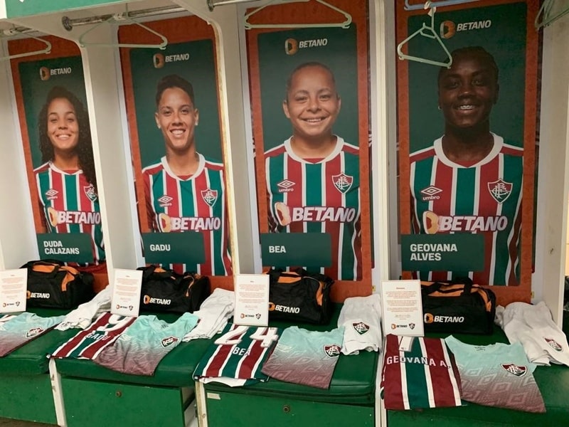 Betano promove ação em homenagem ao time feminino do Fluminense, que conquistou uma vaga na final da Série A2 do Campeonato Brasileiro.