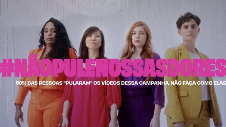 Buscofem avança mais uma vez em prol de estimular o debate sobre as dores sociais das mulheres com a campanha "Não pule nossas dores".
