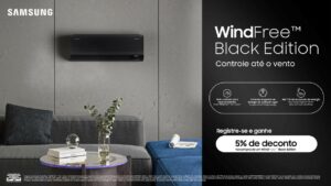 Samsung anuncia o lançamento de novos modelos de aparelhos de ar-condicionado no Brasil, o WindFree Pro Energ e o WindFree Black Edition.