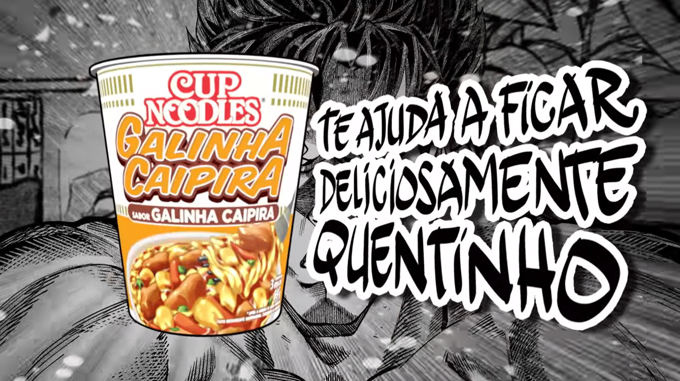 Quantos personagens será que eu consigo encontrar no stand da Cup Nood