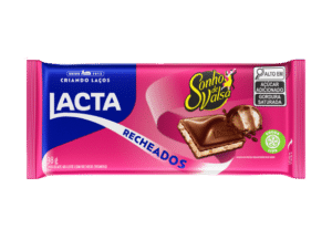 A Lacta, marca pertencente à Mondelez Brasil, acaba de lançar dois novos sabores de barras recheadas, Sonho de Valsa e Ouro Branco.