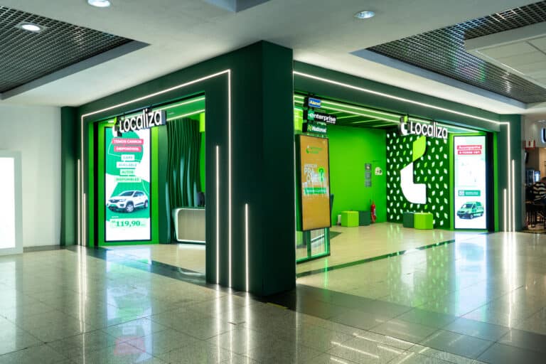 Quem frequentar o Aeroporto de Congonhas agora poderá conhecer em primeira mão o novo conceito de marca proposto pela Localiza.