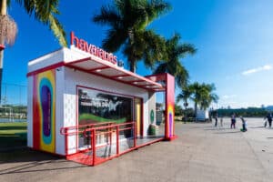 A Havaianas inaugura sua primeira loja com atendimento 100% autônomo, no Parque Villa-Lobos, em São Paulo.