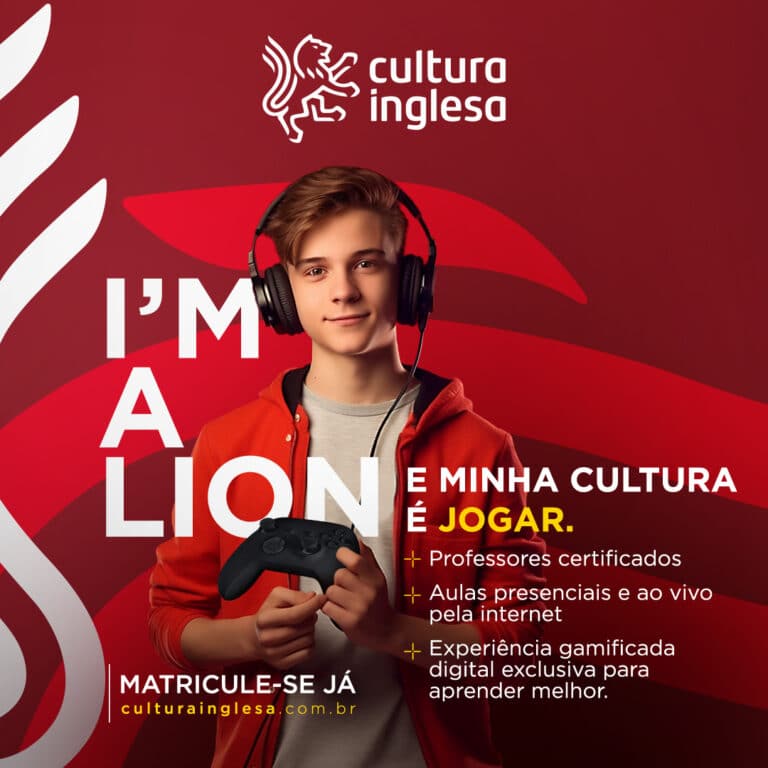 A Cultura Inglesa lançou uma campanha inédita para impulsionar as matrículas de seus cursos de inglês neste segundo semestre.