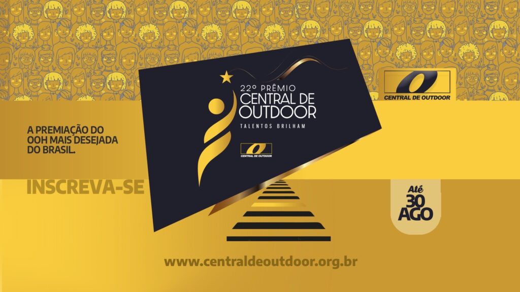 Após ajudar a fomentar a modernização do meio de mídia exterior, a Central de Outdoor anuncia a 22ª edição do Prêmio Central de Outdoor.