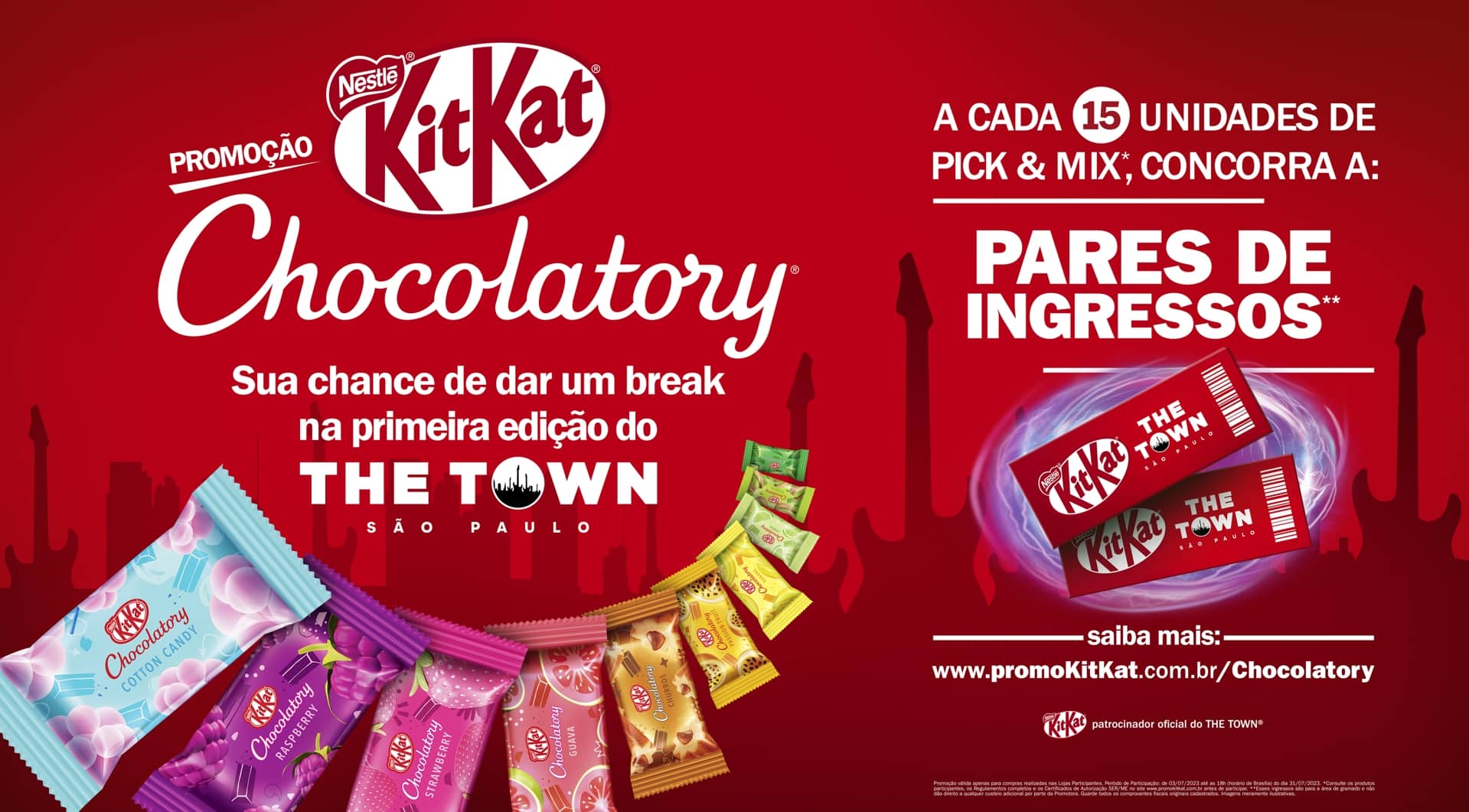 KITKAT Chocolatory leva apaixonados por chocolate ao The Town
